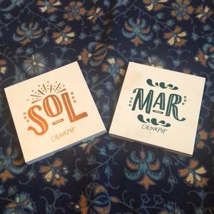Colourpop Sol & Mar palettes
